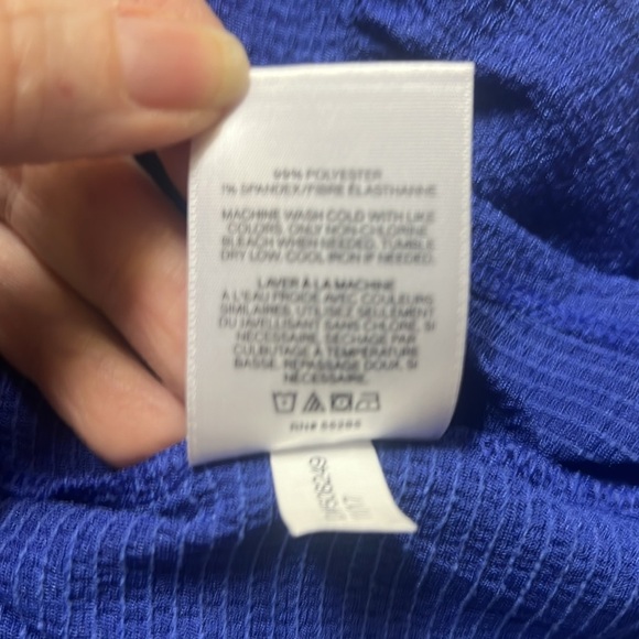 Express Surplice Wrap Tie Sleeves Blouse - Picture 7 of 7